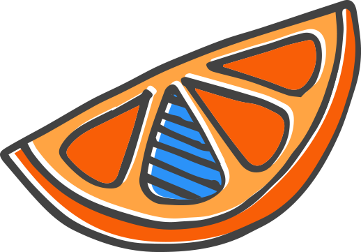 tiny blue orange logo